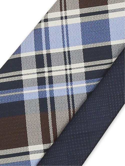 ニューヨーカーブルー/NEWYORKER BLUE シルクレギュラータイ 8.0cm幅