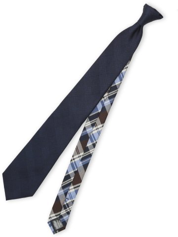 ニューヨーカーブルー/NEWYORKER BLUE シルクレギュラータイ 8.0cm幅