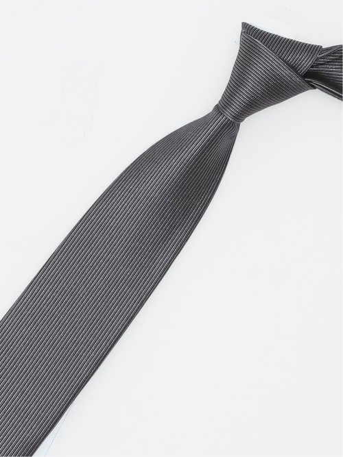 シルク混 パネル柄 ナロータイ 6.5cm幅