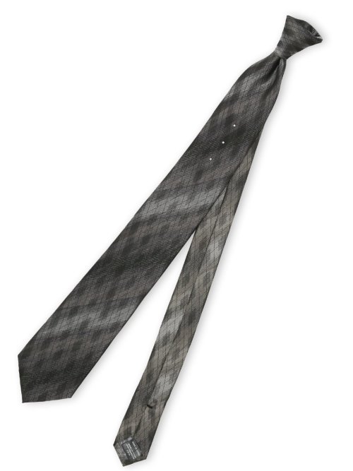 シルク ラインストーン付き ナロータイ 7.0cm幅