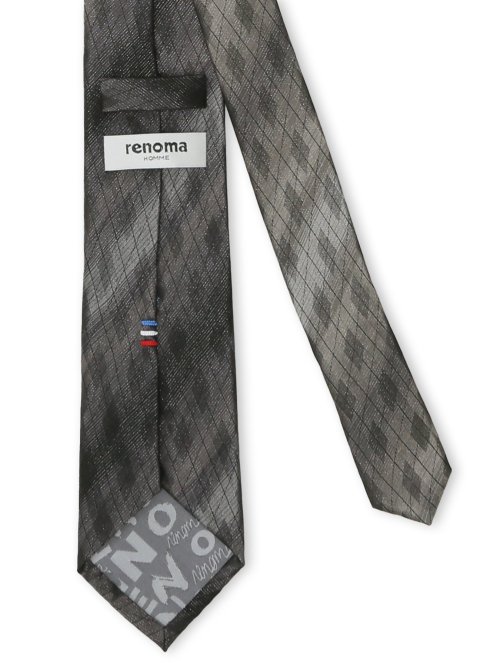 シルク ラインストーン付き ナロータイ 7.0cm幅