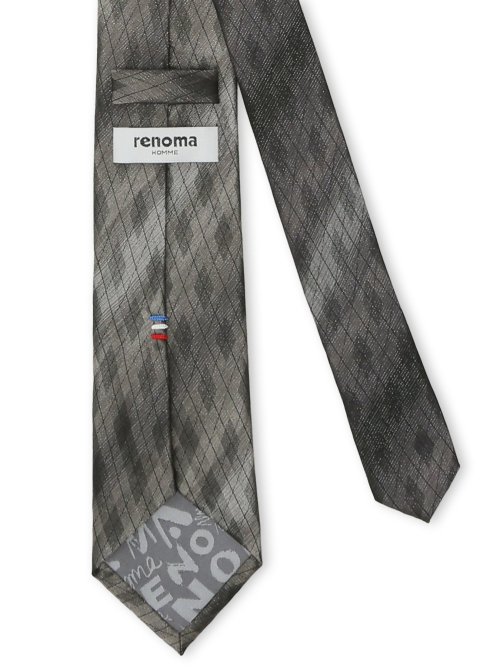 シルク ラインストーン付き ナロータイ 7.0cm幅