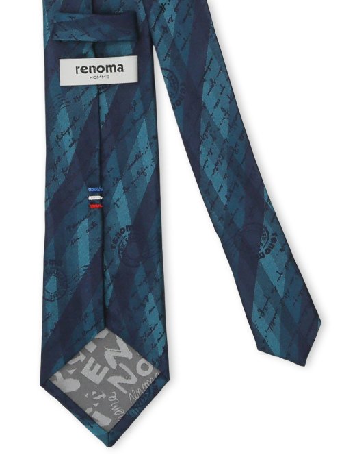 シルク ラインストーン付き ナロータイ 7.0cm幅