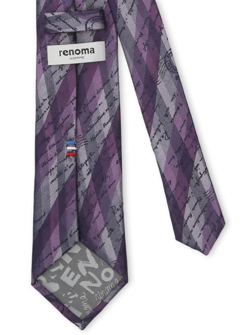 シルク ラインストーン付き ナロータイ 7.0cm幅