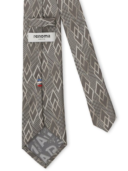 シルク ラインストーン付き ナロータイ 7.0cm幅