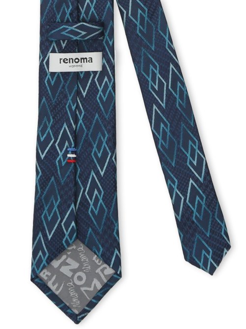 シルク ラインストーン付き ナロータイ 7.0cm幅