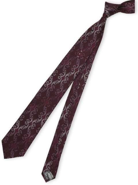 シルク ラインストーン付き ナロータイ 7.0cm幅