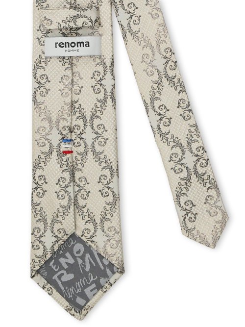 シルク ラインストーン付き ナロータイ 7.0cm幅