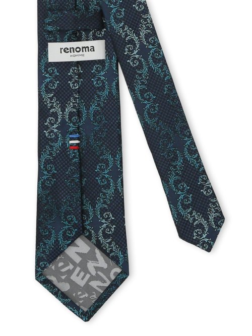 シルク ラインストーン付き ナロータイ 7.0cm幅