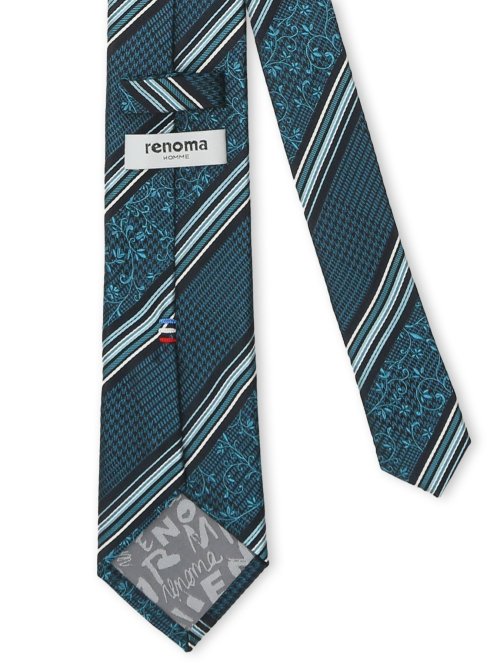 シルク ラインストーン付き ナロータイ 7.0cm幅