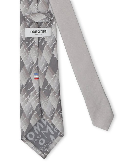 シルク ラインストーン付き ナロータイ 7.0cm幅