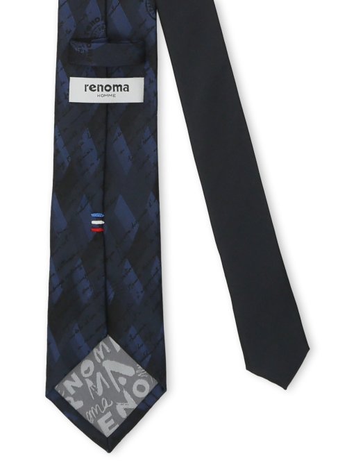 シルク ラインストーン付き ナロータイ 7.0cm幅