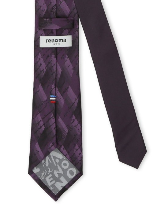 シルク ラインストーン付き ナロータイ 7.0cm幅