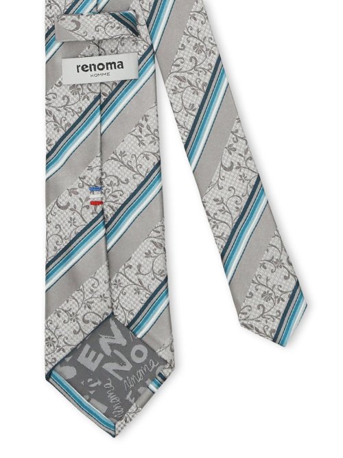 シルク ラインストーン付き ナロータイ 7.0cm幅