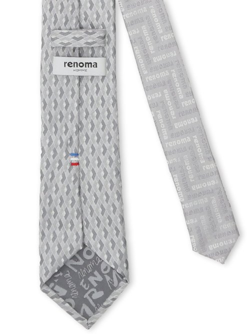 シルク ラインストーン付き ナロータイ&チーフセット