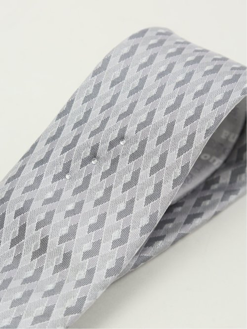 シルク ラインストーン付き ナロータイ&チーフセット