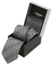 シルク ラインストーン付き ナロータイ&チーフセット