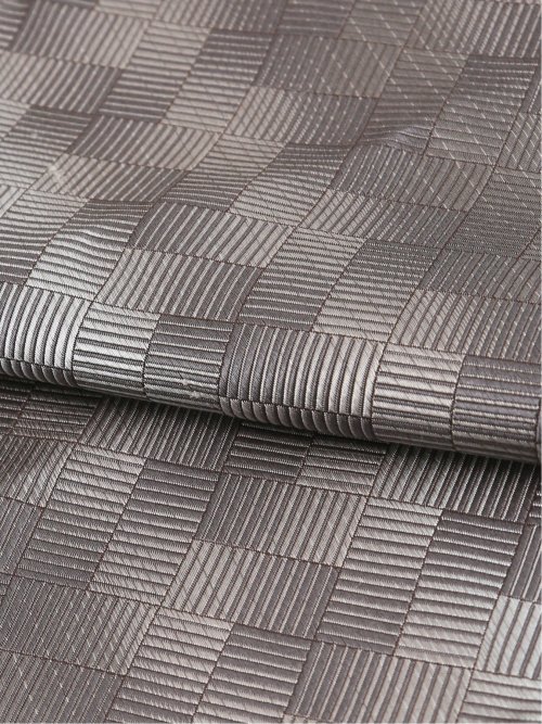 シルク パネル柄 ナロータイ&チーフセット