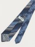 シルク パネル柄 ナロータイ 7.0cm幅