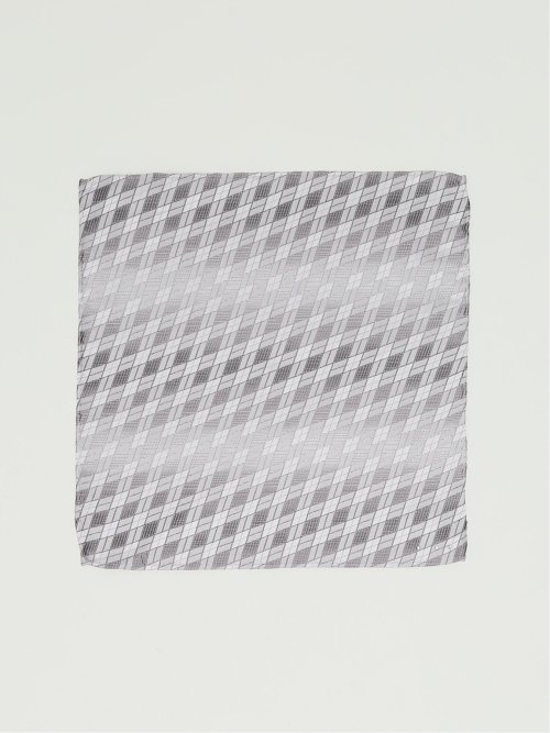 シルク ナロータイ&チーフセット