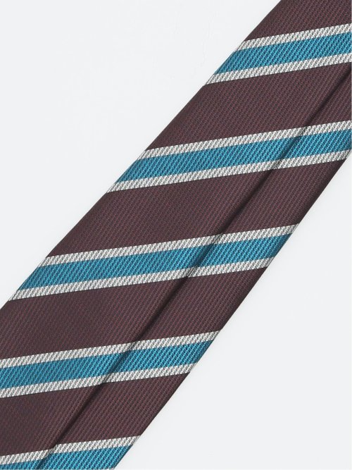 エコウォッシャブル ストライプ柄 レギュラータイ 8.0cm幅