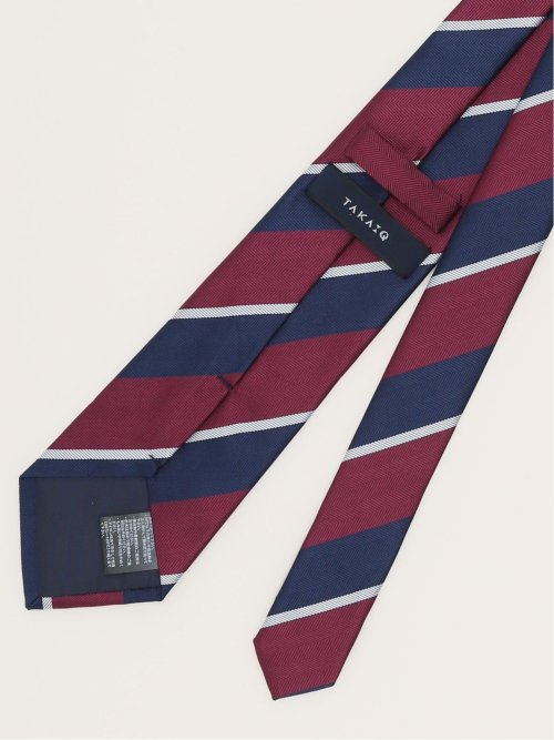 エコウォッシャブル ストライプ柄 レギュラータイ 8.0cm幅