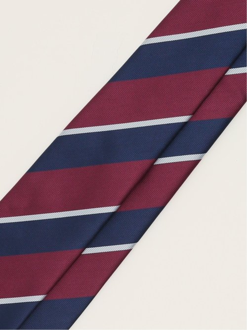 エコウォッシャブル ストライプ柄 レギュラータイ 8.0cm幅