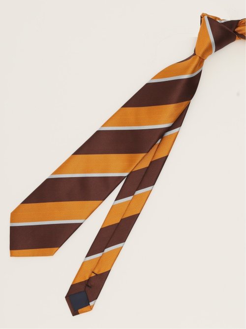 エコウォッシャブル ストライプ柄 レギュラータイ 8.0cm幅