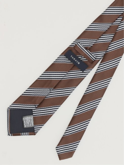 エコウォッシャブル ストライプ柄 レギュラータイ 8.0cm幅