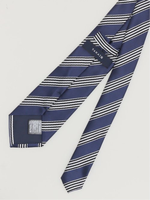 エコウォッシャブル ストライプ柄 レギュラータイ 8.0cm幅