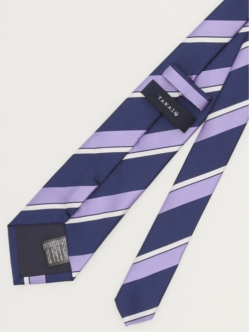 エコウォッシャブル ストライプ柄 レギュラータイ 8.0cm幅