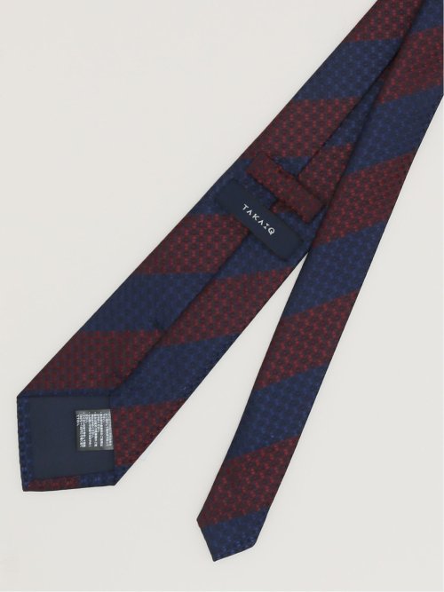 エコウォッシャブル ストライプ柄 レギュラータイ 8.0cm幅