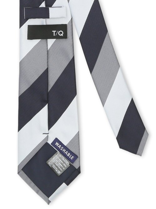 ウォッシャブル ストライプ柄 レギュラータイ 8.0cm幅