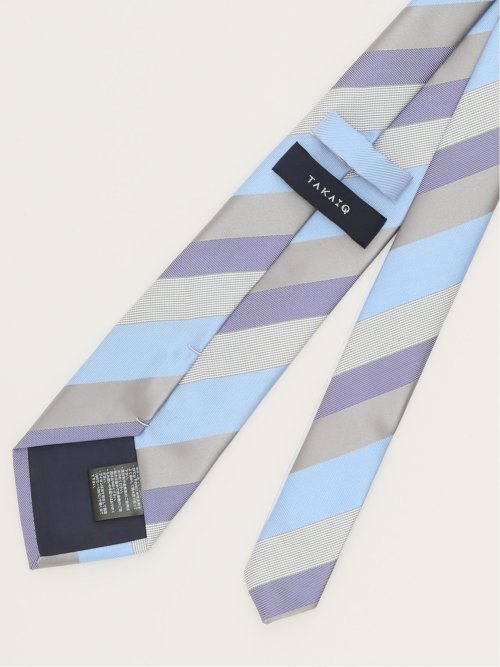 エコウォッシャブル ストライプ柄 レギュラータイ 8.0cm幅