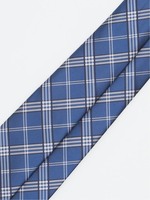 エコウォッシャブル チェック柄 レギュラータイ 8.0cm幅