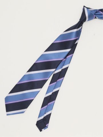 エコウォッシャブル ストライプ柄 レギュラータイ 8.0cm幅