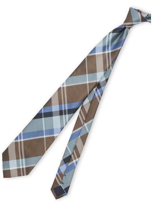 ウォッシャブル チェック柄 レギュラータイ 8.0cm幅