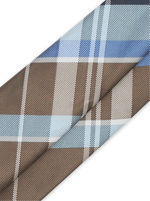 ウォッシャブル チェック柄 レギュラータイ 8.0cm幅