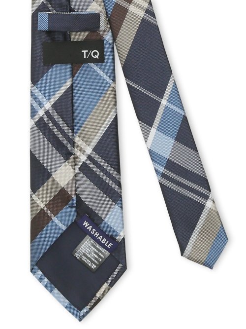 ウォッシャブル チェック柄 レギュラータイ 8.0cm幅