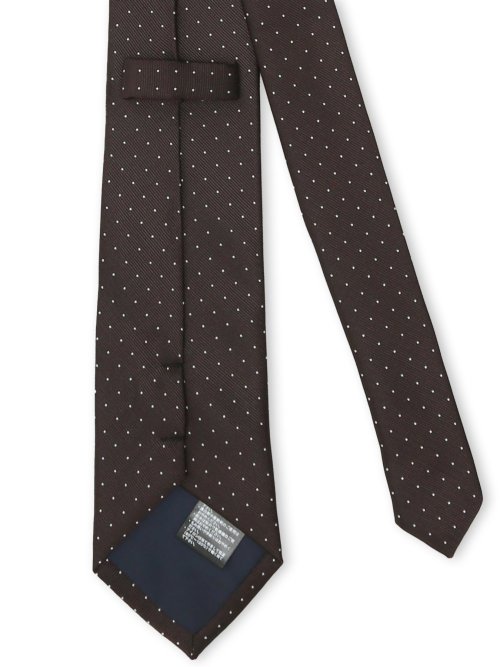 ウォッシャブル ドット柄 レギュラータイ 8.0cm幅