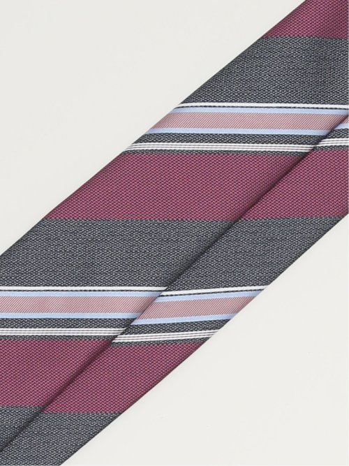 エコウォッシャブル ストライプ柄 レギュラータイ 8.0cm幅