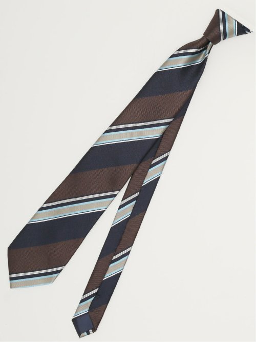 エコウォッシャブル ストライプ柄 レギュラータイ 8.0cm幅