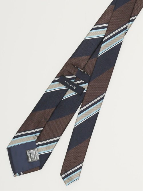 エコウォッシャブル ストライプ柄 レギュラータイ 8.0cm幅