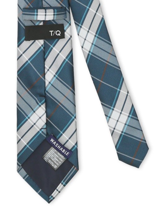 ウォッシャブル チェック柄 レギュラータイ 8.0cm幅