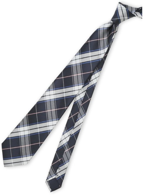 ウォッシャブル チェック柄 レギュラータイ 8.0cm幅