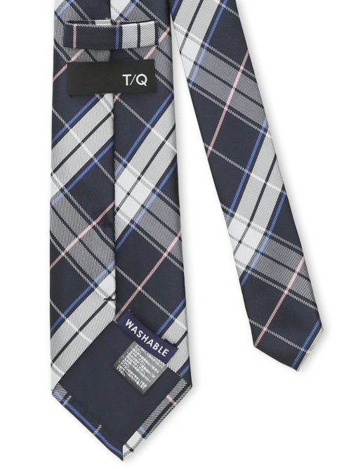 ウォッシャブル チェック柄 レギュラータイ 8.0cm幅