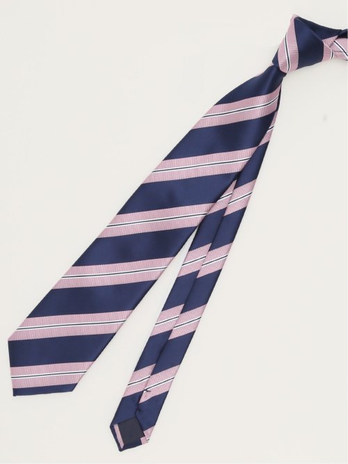 エコウォッシャブル ストライプ柄 レギュラータイ 8.0cm幅