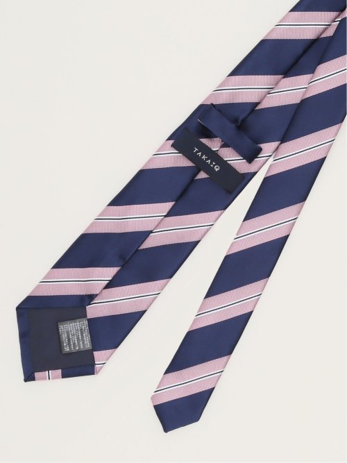 エコウォッシャブル ストライプ柄 レギュラータイ 8.0cm幅