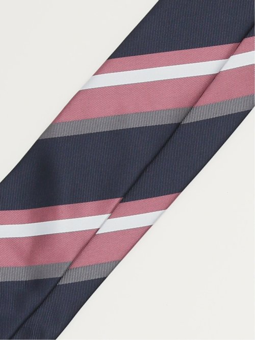 エコウォッシャブル ストライプ柄 レギュラータイ 8.0cm幅