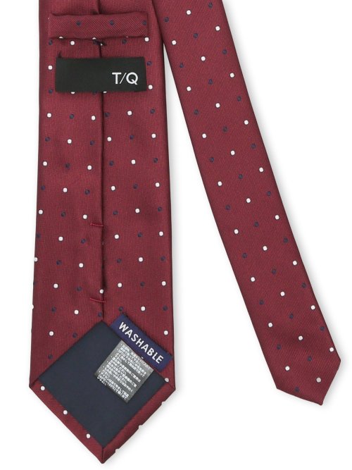 ウォッシャブル ドット柄 レギュラータイ 8.0cm幅